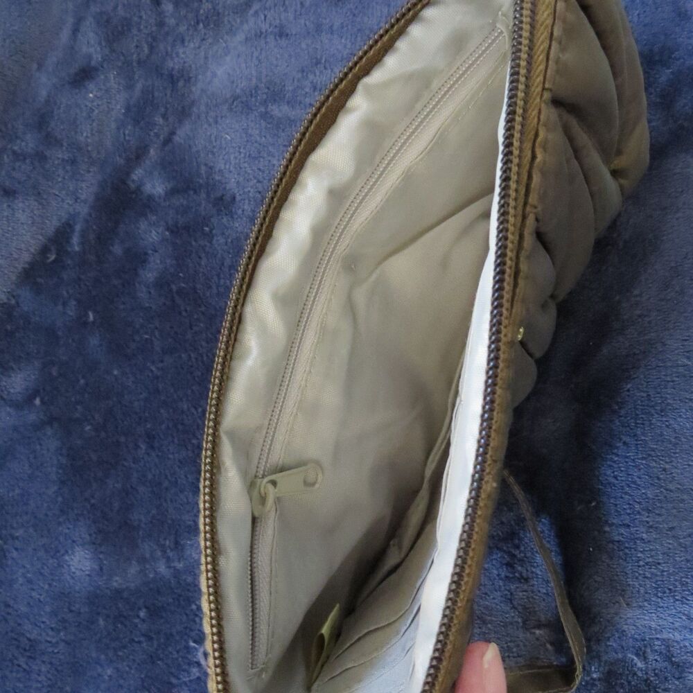 timi & leslie Bronze Quilted Purse/Wristlet/Clutch Bag EUC - Picture 6 of 7